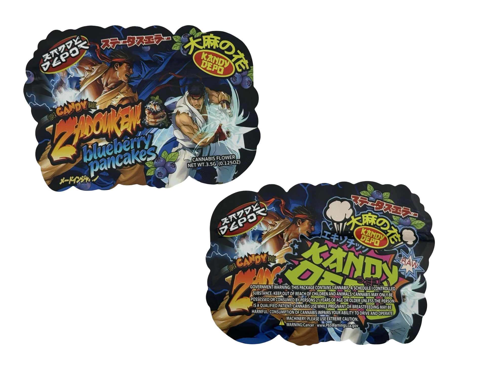 Zadouken Blueberry Pancakes Mylar Bags 3.5g Kandy Depo Zadouken Blueberry Pancakes Mylar Bags 3.5g Kandy Depo