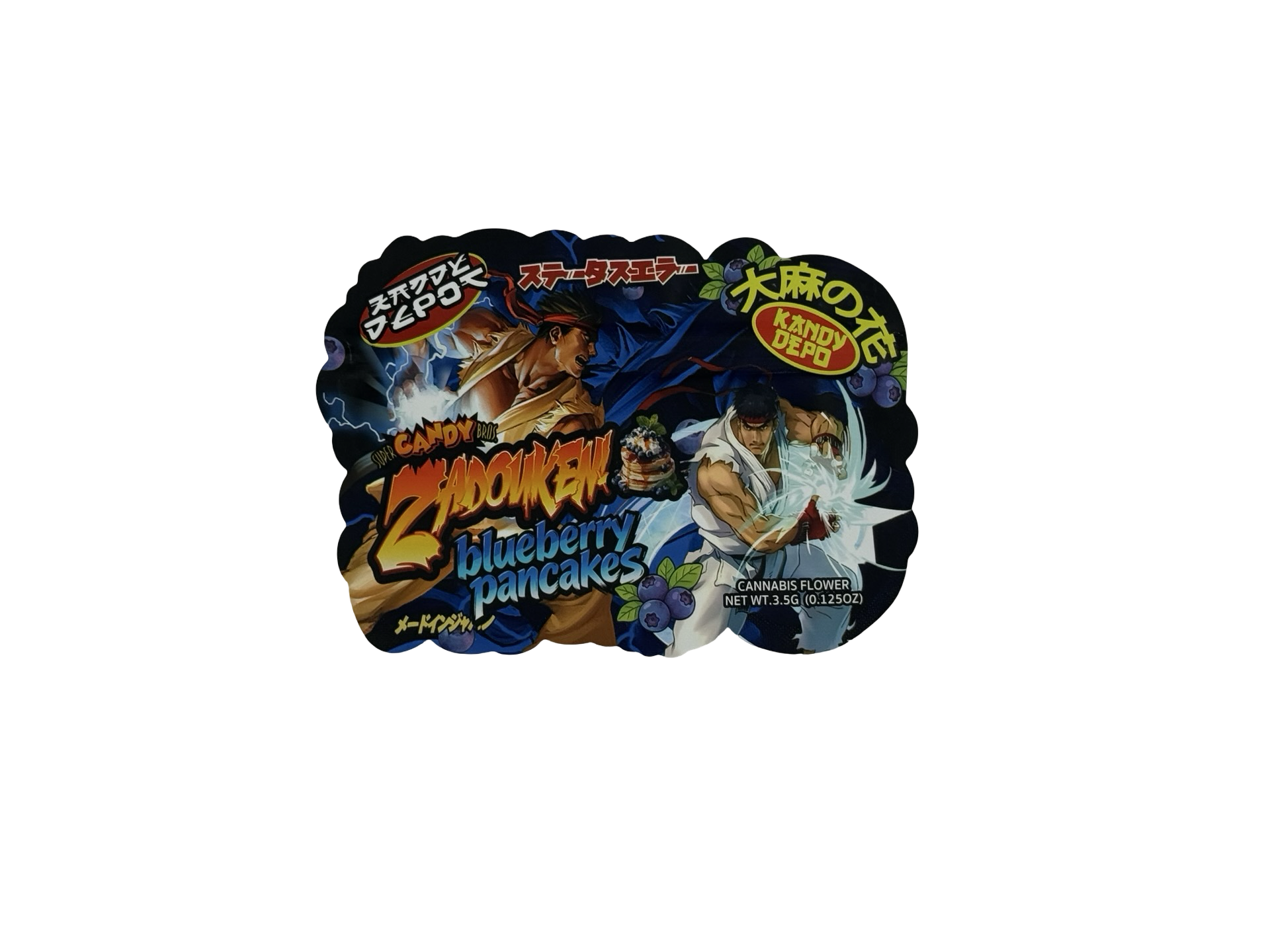 Zadouken Blueberry Pancakes Mylar Bags 3.5g Kandy Depo Zadouken Blueberry Pancakes Mylar Bags 3.5g Kandy Depo
