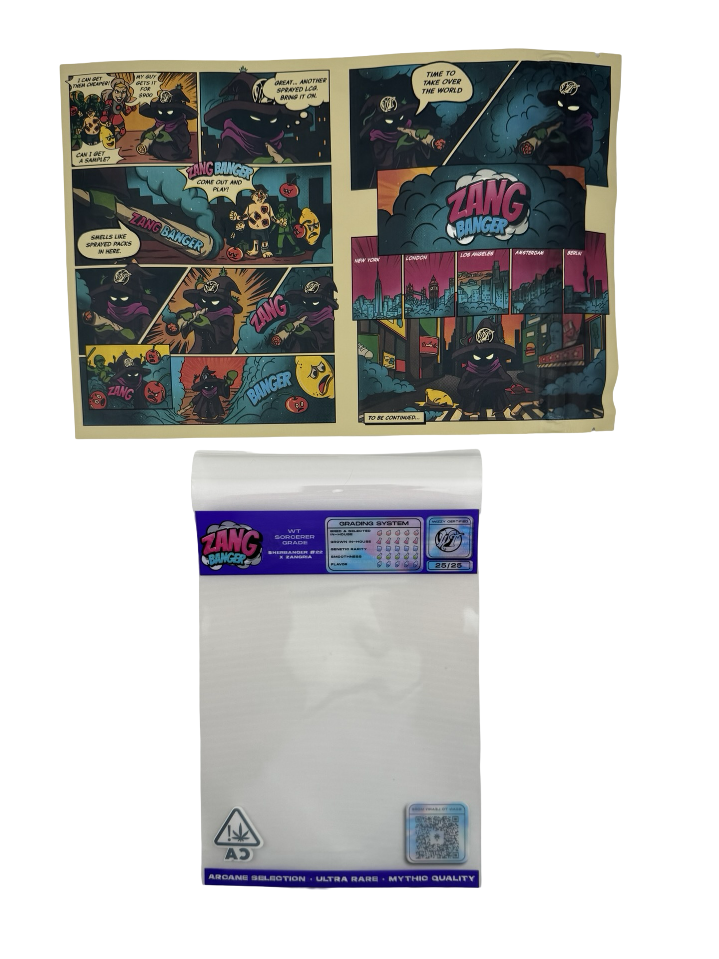 Zang Banger Mylar Bags 3.5g Wizard Trees Zang Banger Mylar Bags 3.5g Wizard Trees