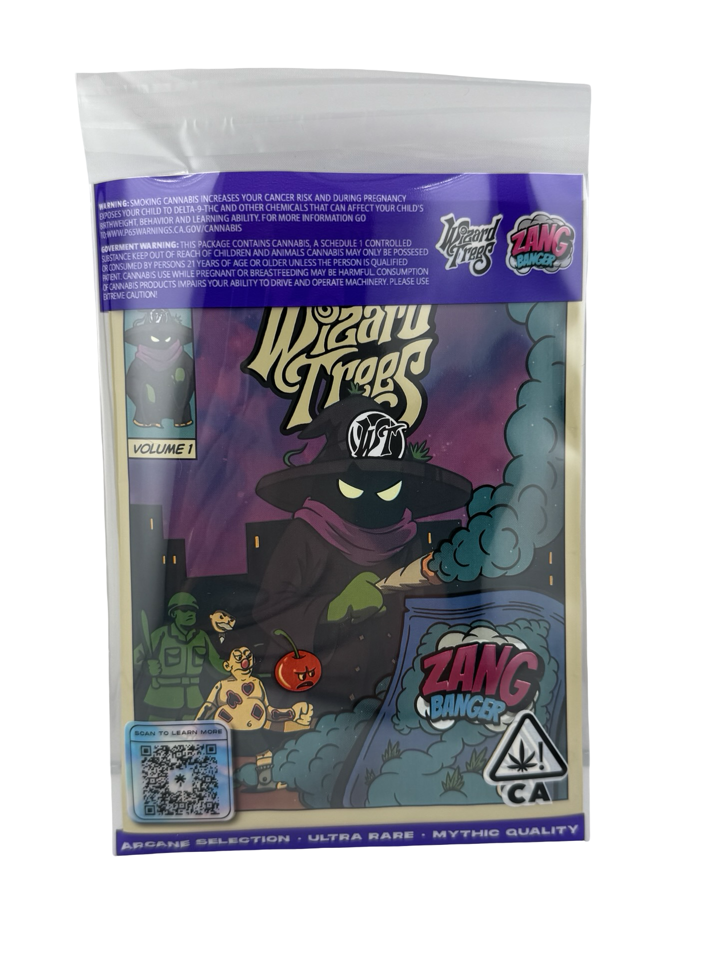 Zang Banger Mylar Bags 3.5g Wizard Trees Zang Banger Mylar Bags 3.5g Wizard Trees