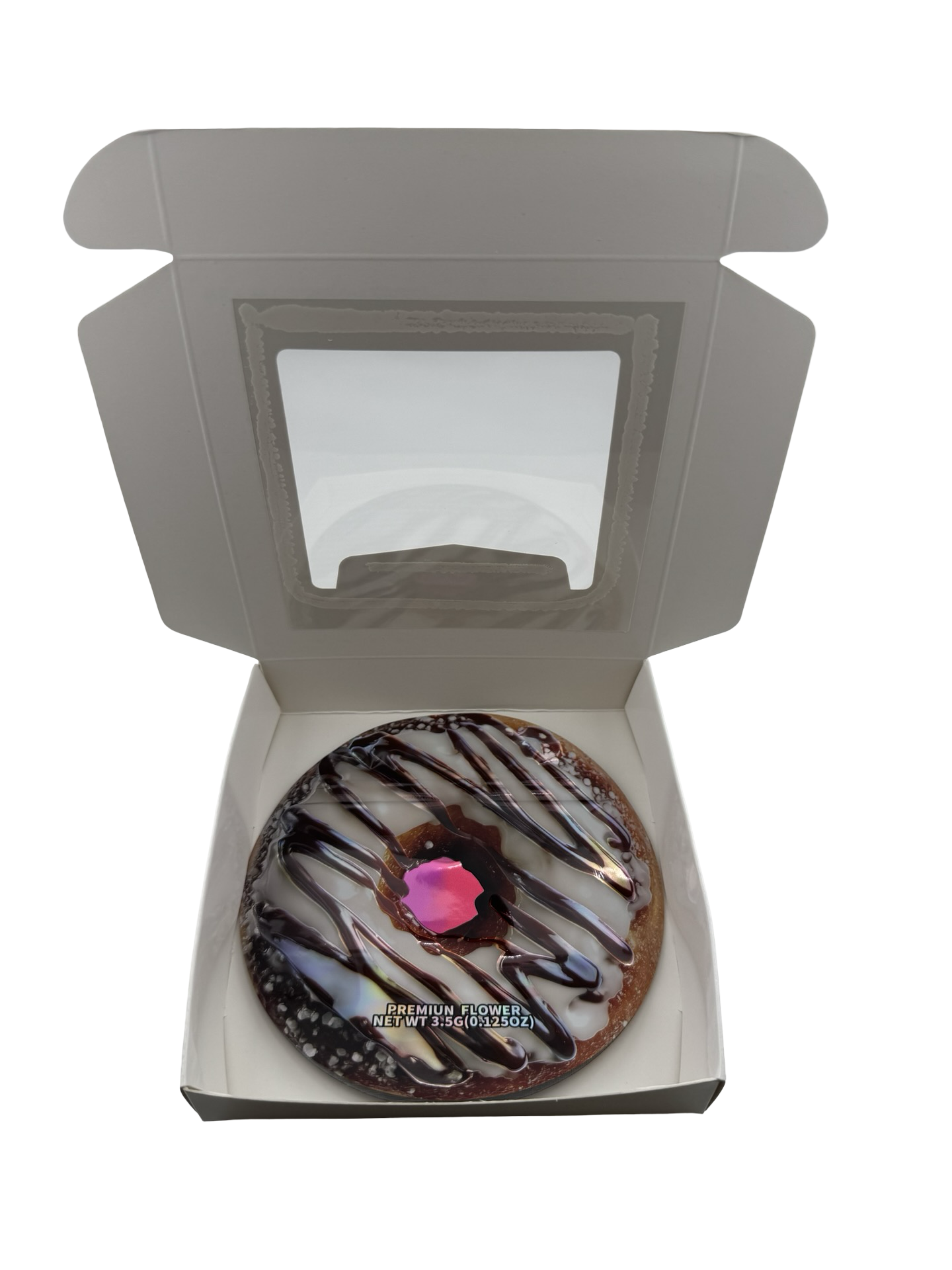 Zaza Doughnuts 3.5g Mylar Bags & Boxes Zaza Doughnuts 3.5g Mylar Bags & Boxes
