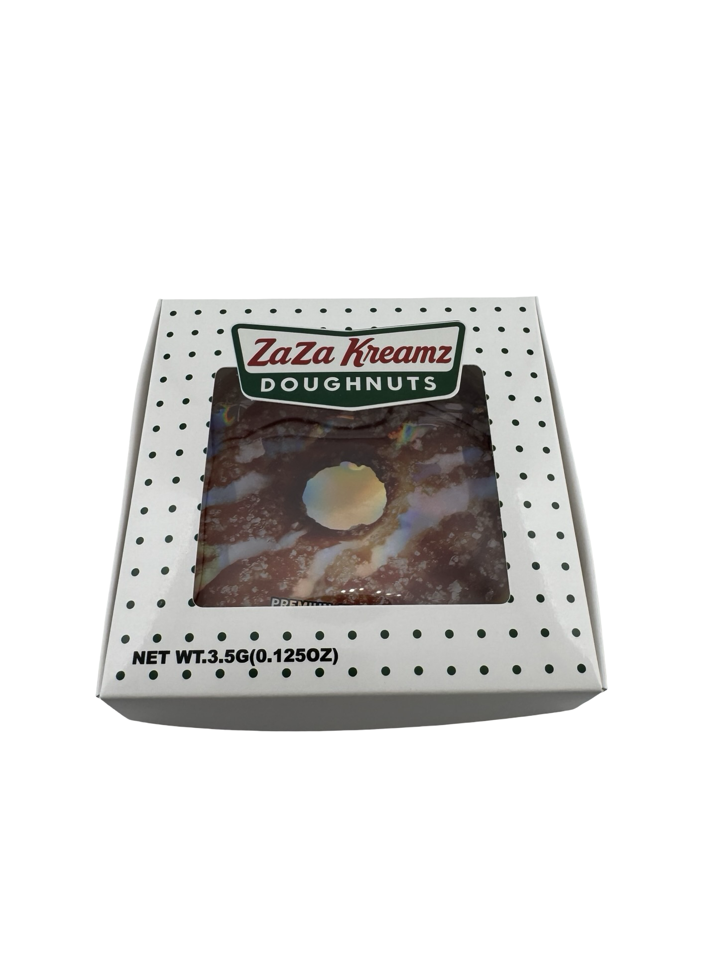 Zaza Kreamz Doughnuts 3.5g Mylar Bags & Boxes Zaza Kreamz Doughnuts 3.5g Mylar Bags & Boxes