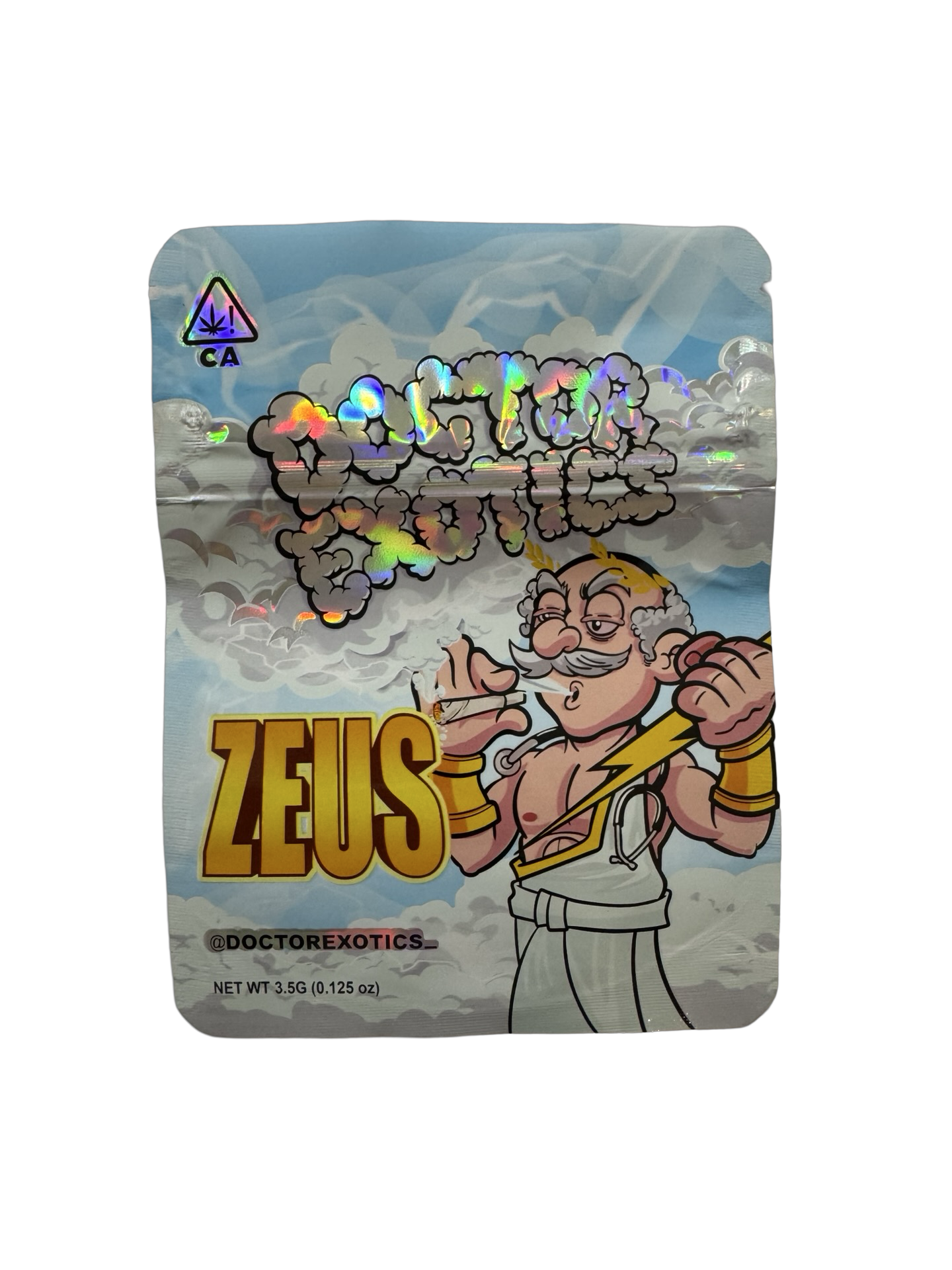 Zeus Mylar Bags 3.5g Doctor Exotics Zeus Mylar Bags 3.5g Doctor Exotics