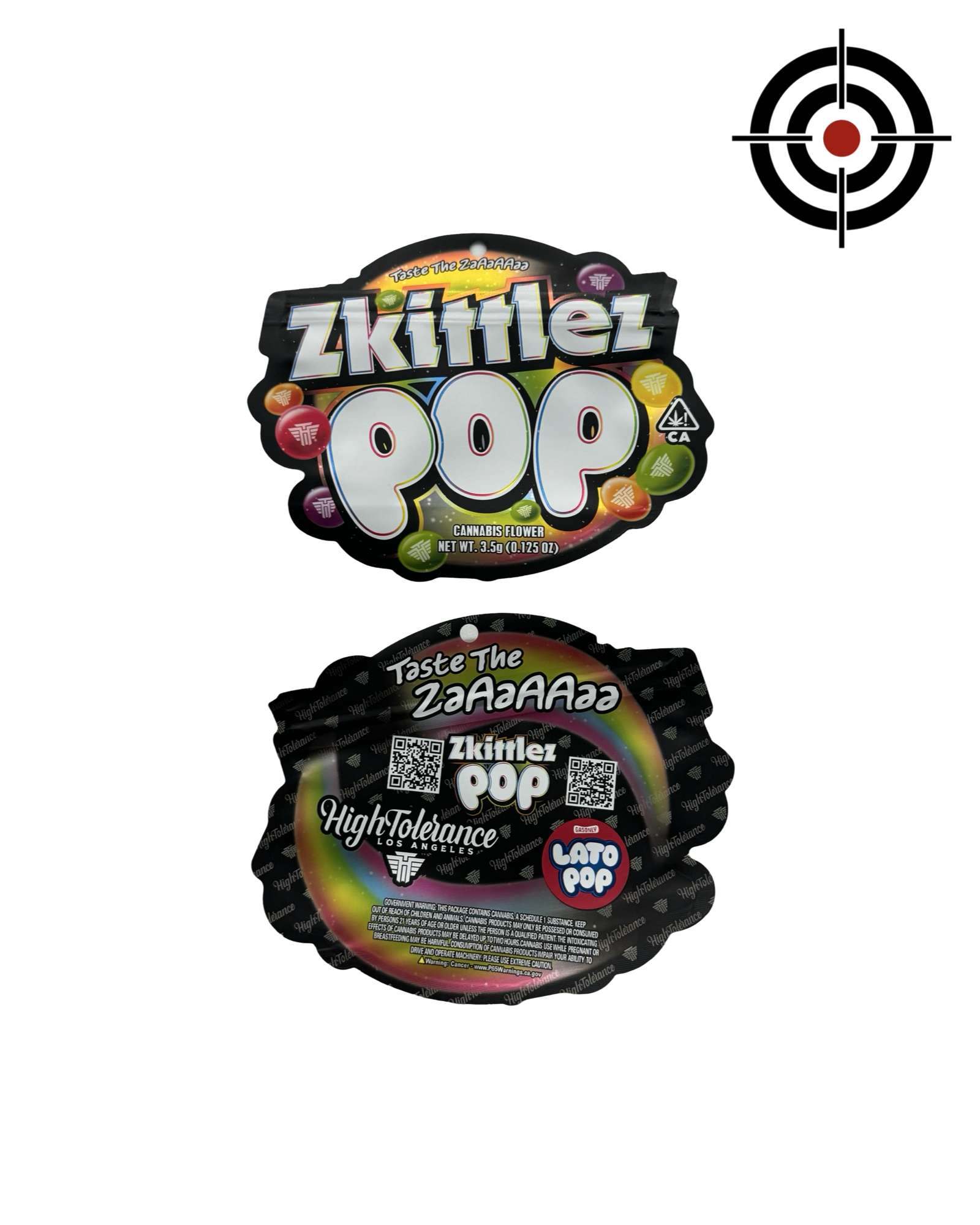 Zkittlez Pop Mylar Bags 3.5g High Tolerance Zkittlez Pop Mylar Bags 3.5g High Tolerance
