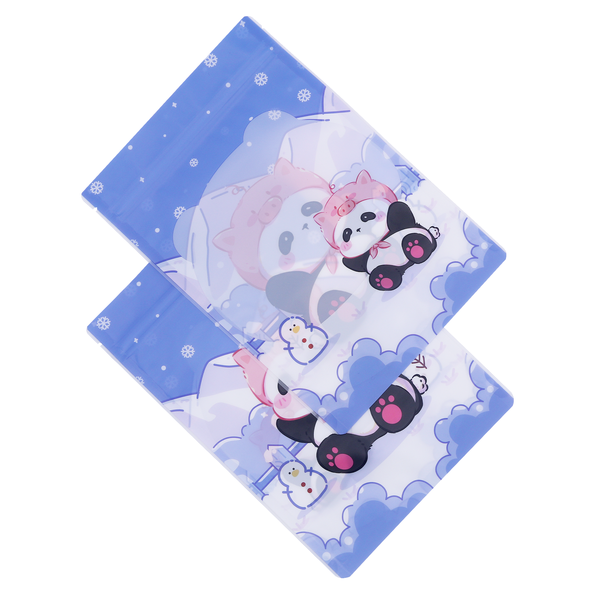 Assorted Panda Four Seasons Designed Stand Strong Bags with Assorted Panda Four Seasons Designed Stand Strong Bags with
