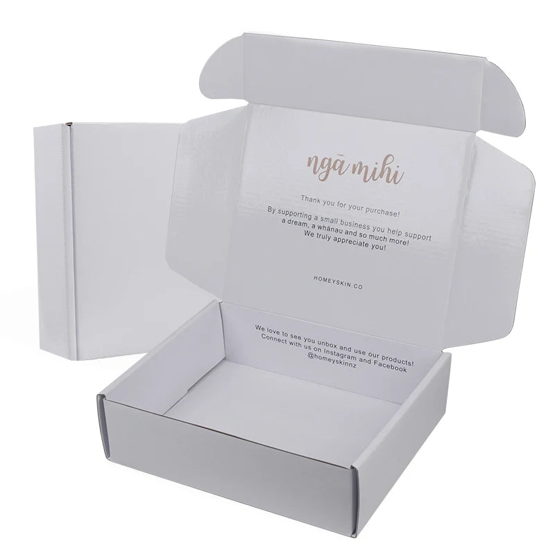 Biodegradable Custom White Color Paper Packaging Box for Biodegradable Custom White Color Paper Packaging Box for