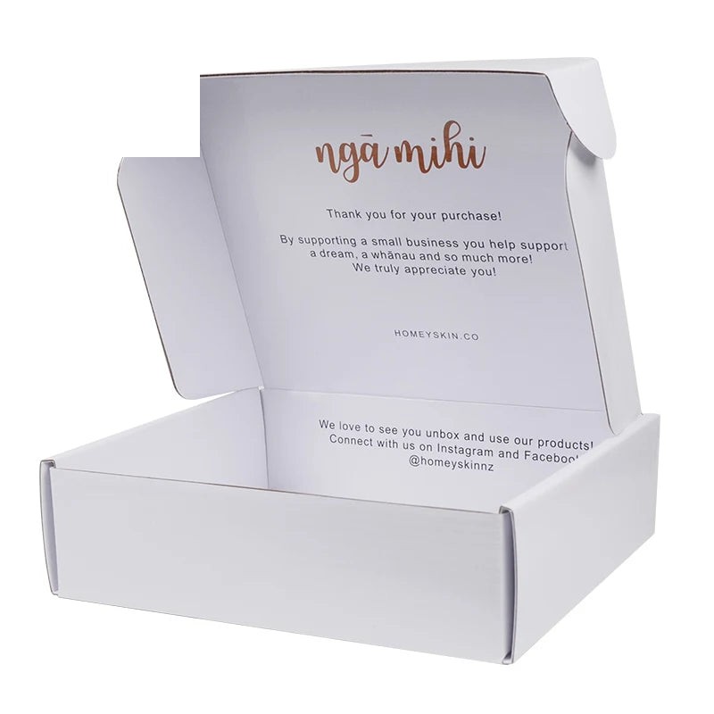 Biodegradable Custom White Color Paper Packaging Box for Biodegradable Custom White Color Paper Packaging Box for