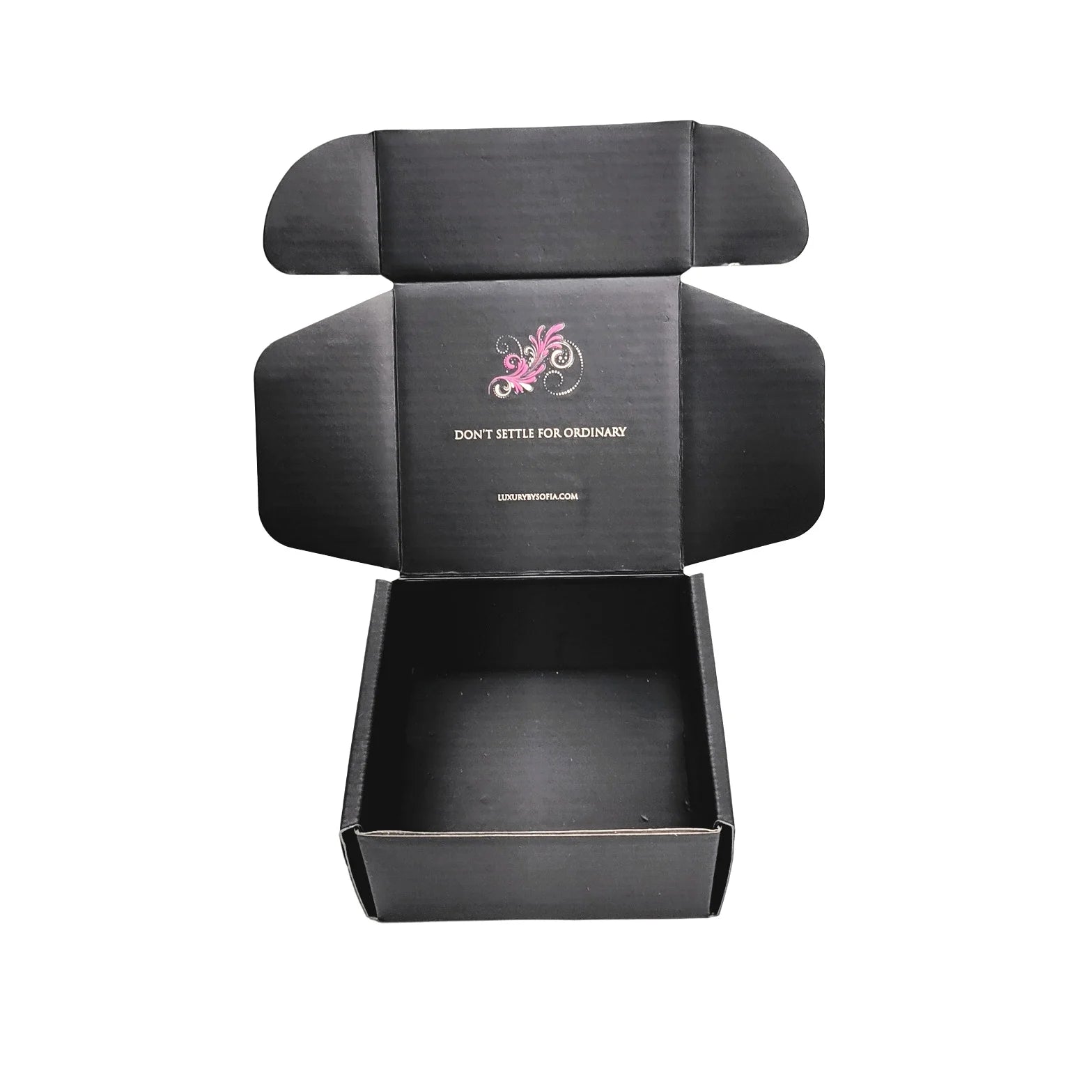 Black Corrugated E-flute Custom Shipping Boxes Mailer Black Corrugated E-flute Custom Shipping Boxes Mailer