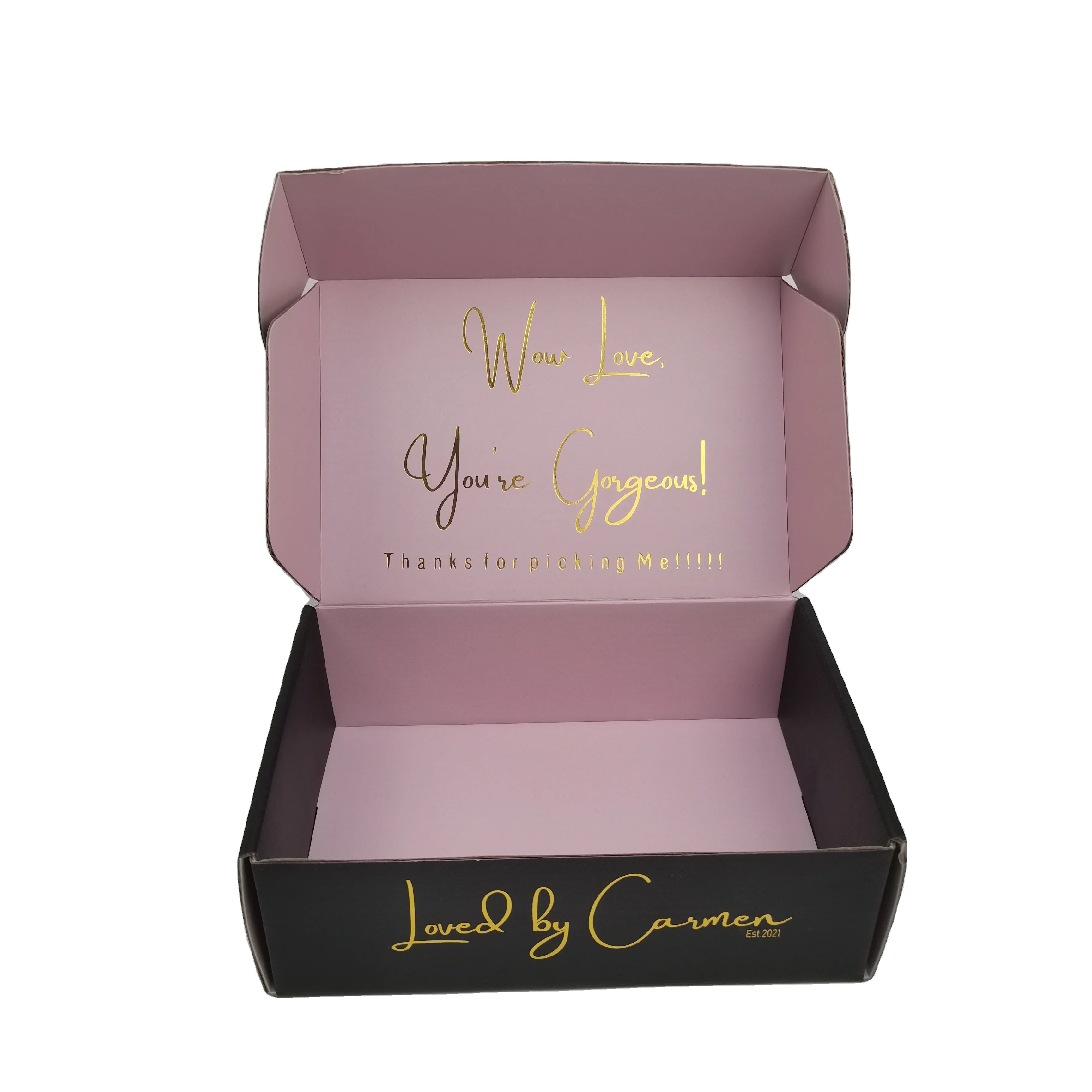 Black Corrugated Mailer Boxes Packaging Custom Box with logo Black Corrugated Mailer Boxes Packaging Custom Box with logo