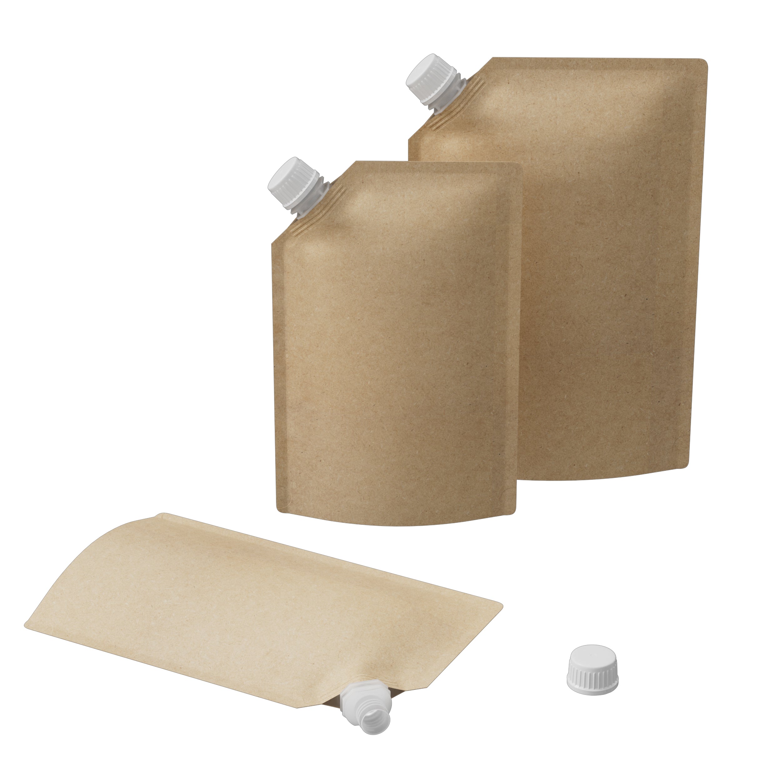 Classic Kraft Brown Stand Pouch with Corner Wide Mouth Twist Classic Kraft Brown Stand Pouch with Corner Wide Mouth Twist