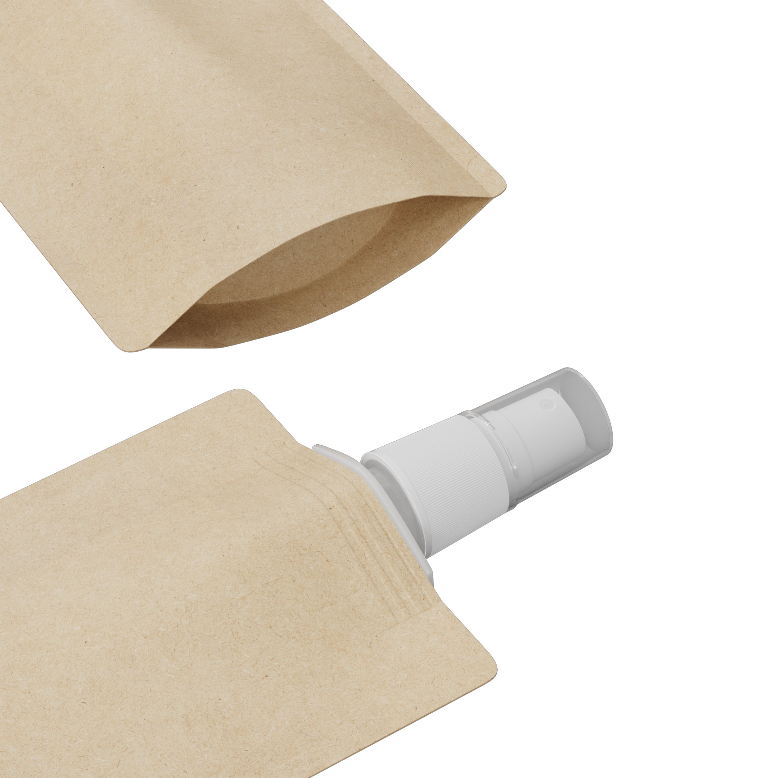 Classic Kraft Brown Stand Pouch with Top Wide Mouth Fine Classic Kraft Brown Stand Pouch with Top Wide Mouth Fine