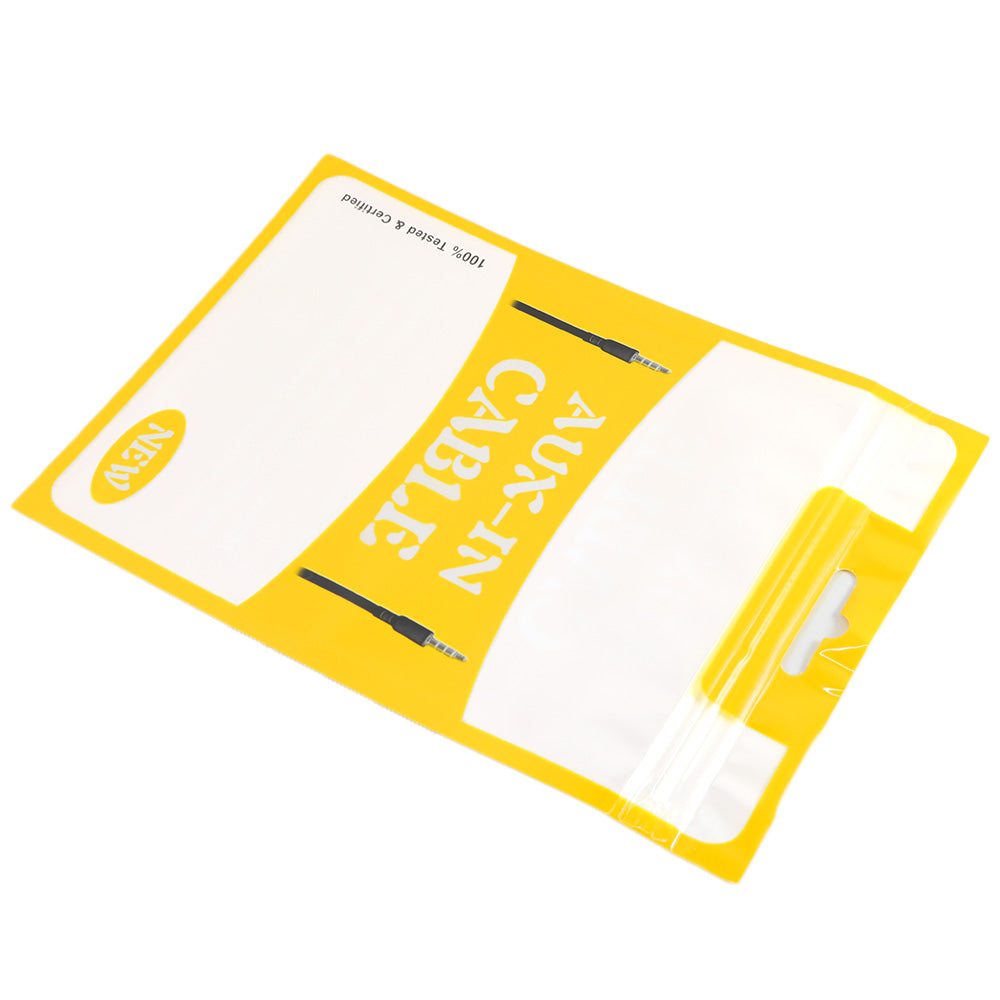 Clear Window Aux-In Cable Design Flat Bags with Butterfly Clear Window Aux-In Cable Design Flat Bags with Butterfly