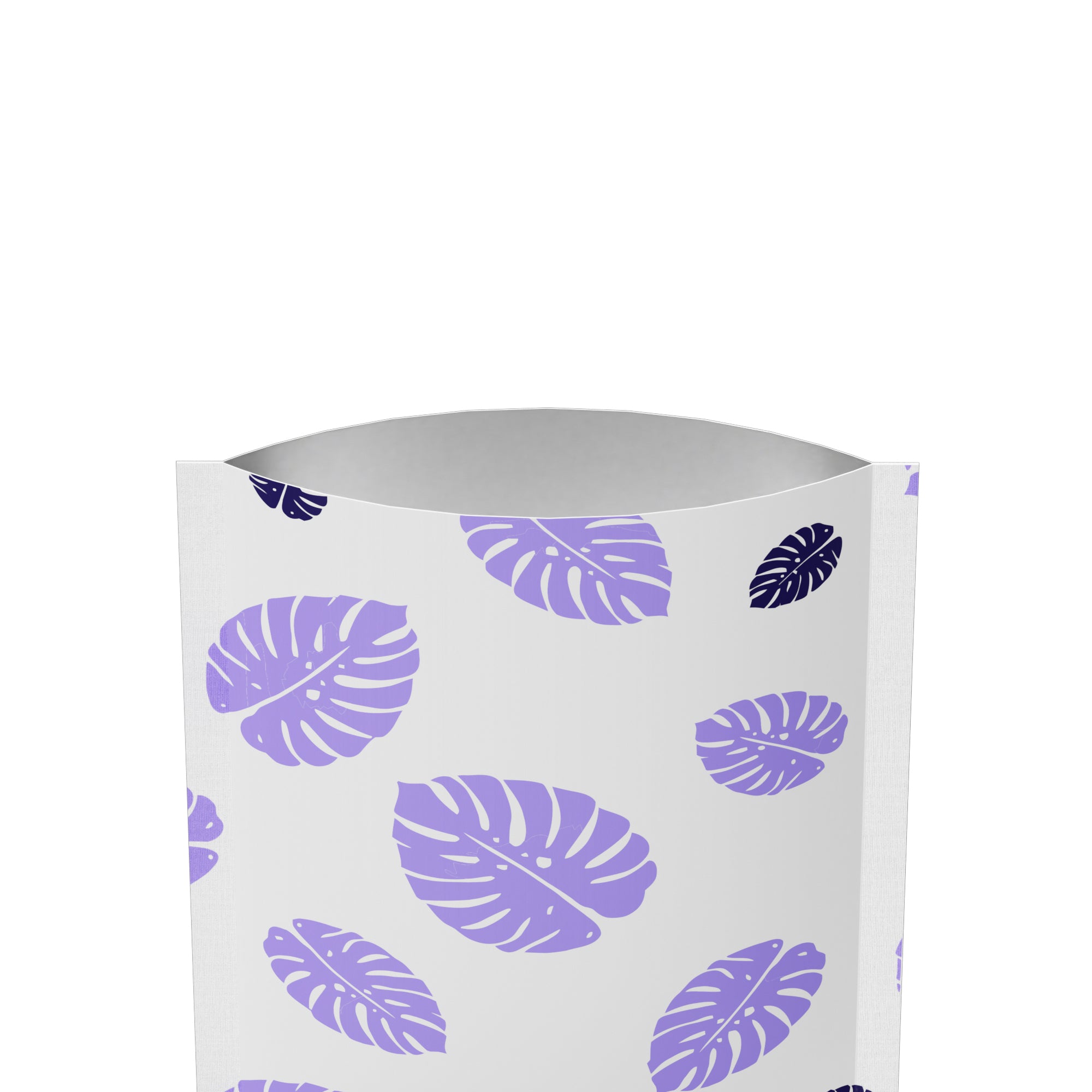 Colorful Leaf Design Aluminum Open Top Bags Colorful Leaf Design Aluminum Open Top Bags