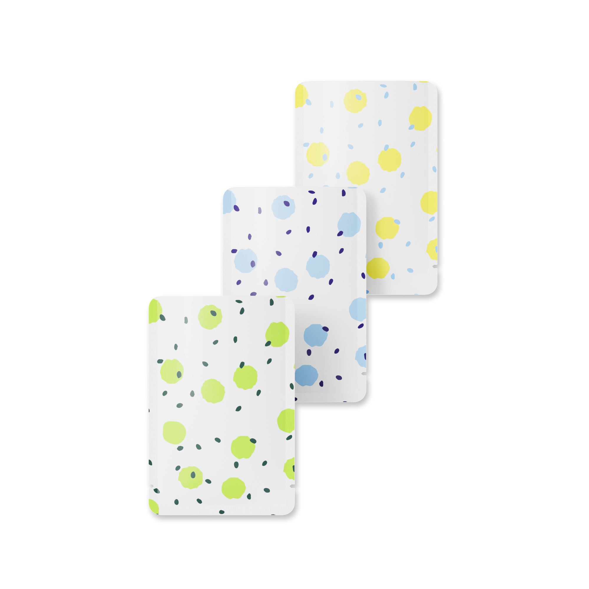Colorful Polka Dot Aluminum Open Top Bags