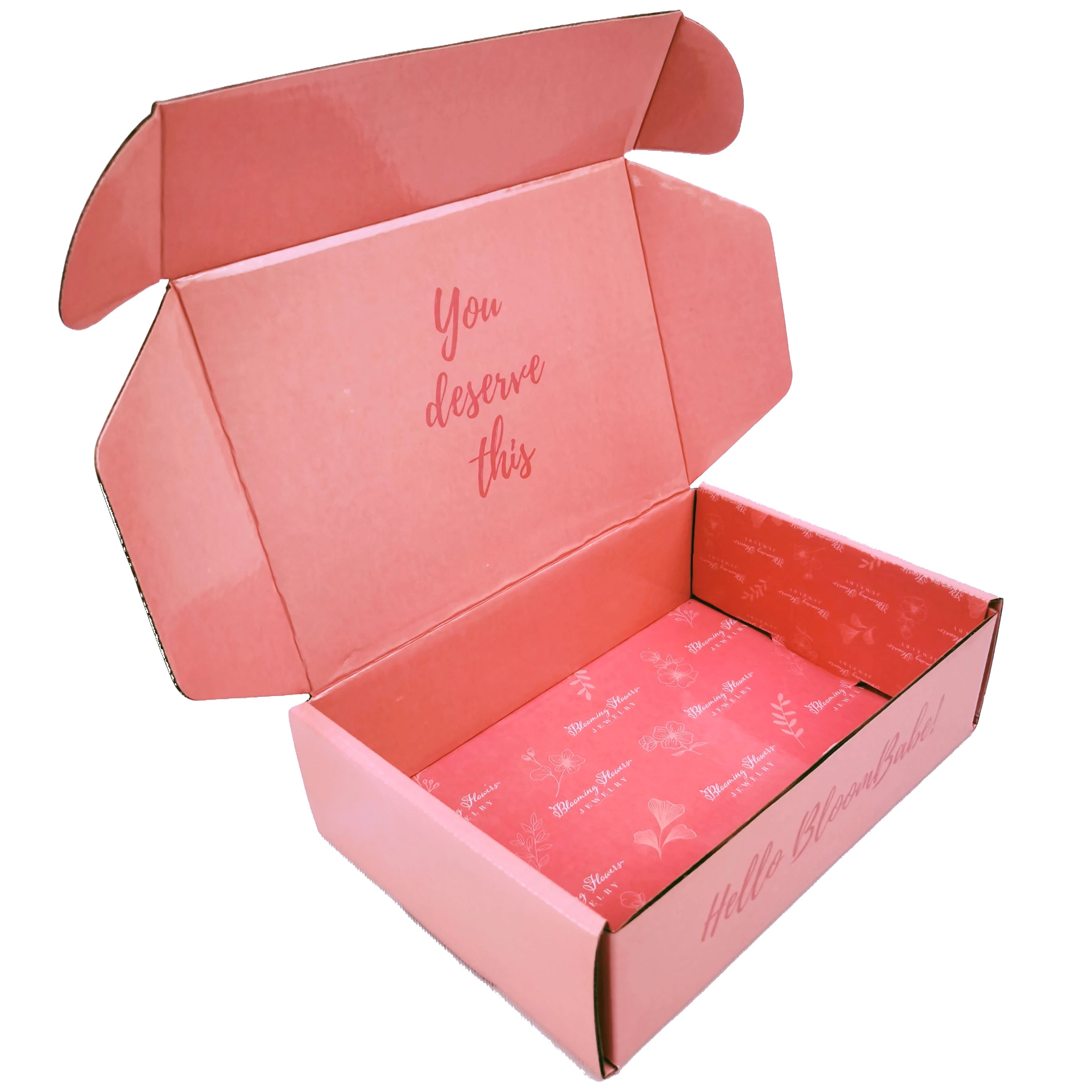 Corrugated E-flute Custom Shipping Boxes Mailer Packaging