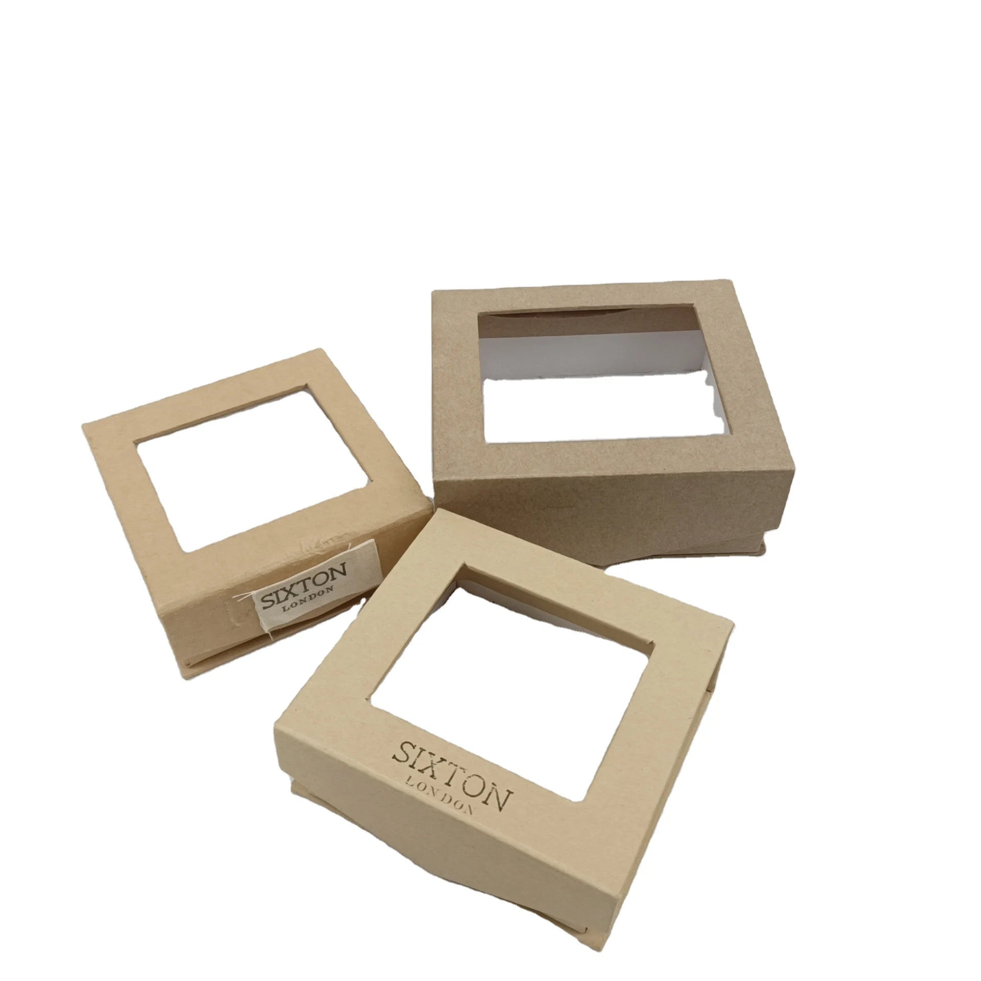 Custom Design Brown Kraft Paper Cardboard Small Jewelry Custom Design Brown Kraft Paper Cardboard Small Jewelry
