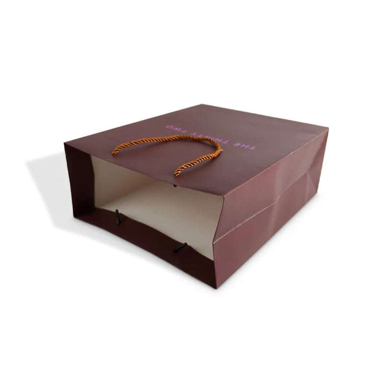 Custom-Design Durable Shopping Paper Bag with Eco-Ink Custom-Design Durable Shopping Paper Bag with Eco-Ink