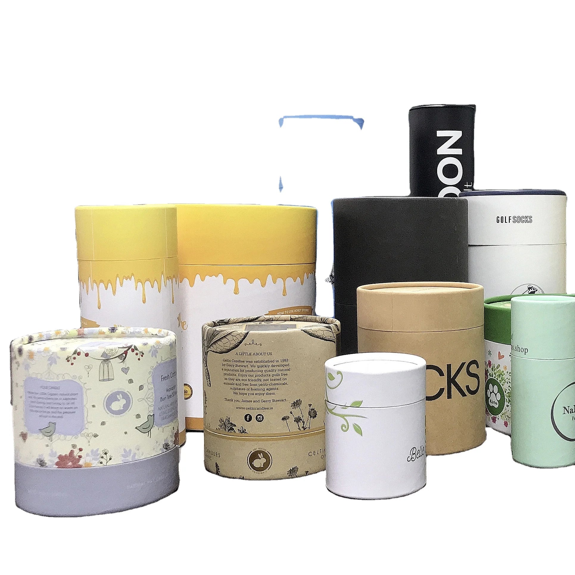 Custom logo Cardboard Round Tube Cosmetic Packaging Boxes Custom logo Cardboard Round Tube Cosmetic Packaging Boxes