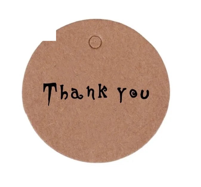 Custom logo Kraft Paper Round Label Sticker with Hole Custom logo Kraft Paper Round Label Sticker with Hole