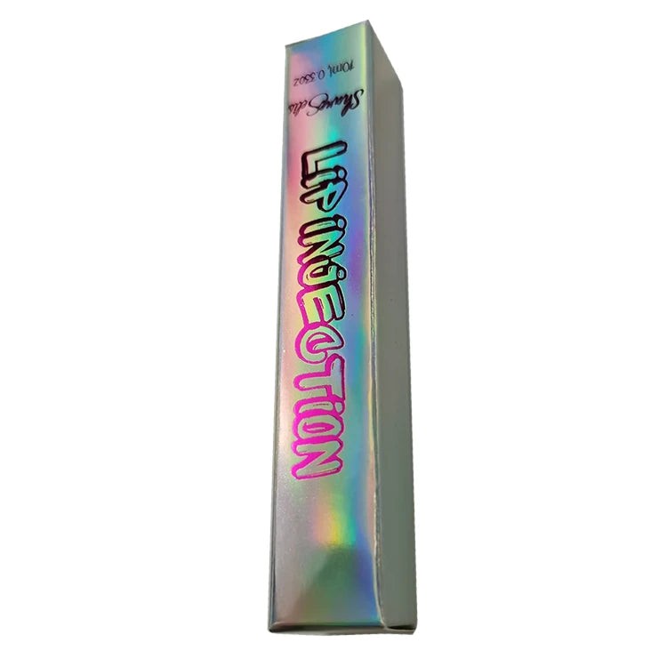 Custom logo Sliver Laser Cosmetic Lip Gloss Paper Box Custom logo Sliver Laser Cosmetic Lip Gloss Paper Box