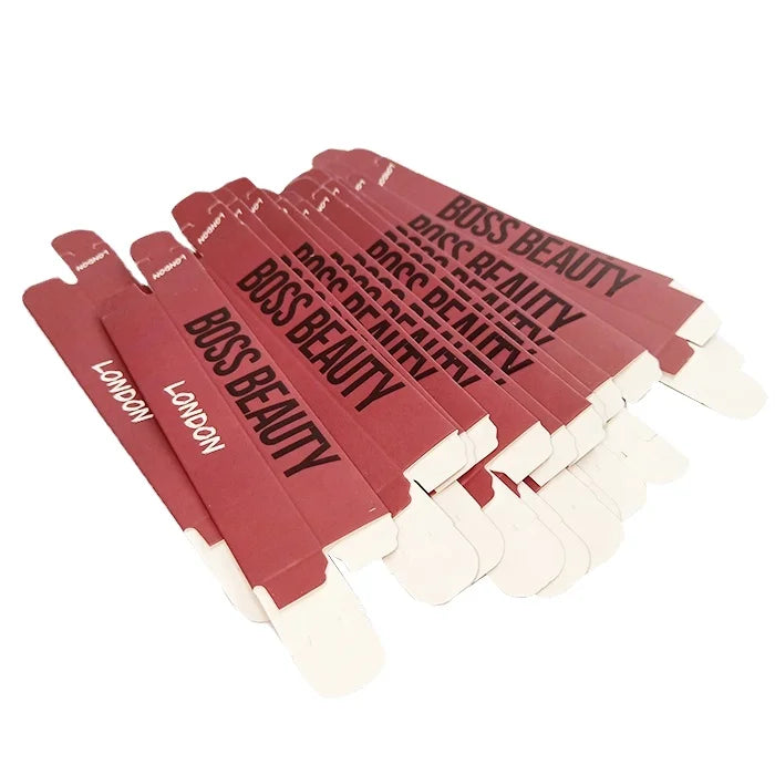 Custom logo Sliver Laser Cosmetic Lip Gloss Paper Box Custom logo Sliver Laser Cosmetic Lip Gloss Paper Box