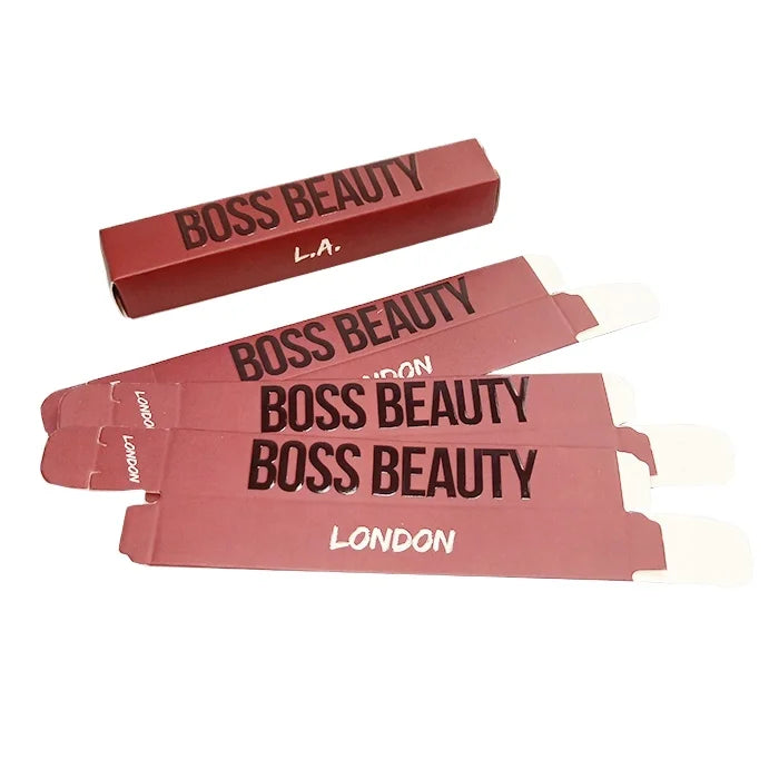 Custom logo Sliver Laser Cosmetic Lip Gloss Paper Box Custom logo Sliver Laser Cosmetic Lip Gloss Paper Box