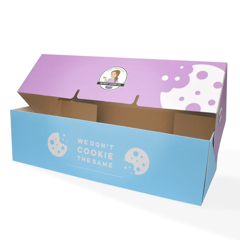 Custom Printed Food Grade Donut Box Packaging Paper Cake Box Custom Printed Food Grade Donut Box Packaging Paper Cake Box