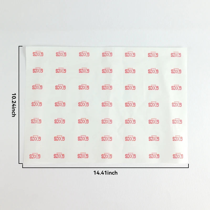 Custom Printed Greaseproof Paper Fast Food Packaging Eco Custom Printed Greaseproof Paper Fast Food Packaging Eco