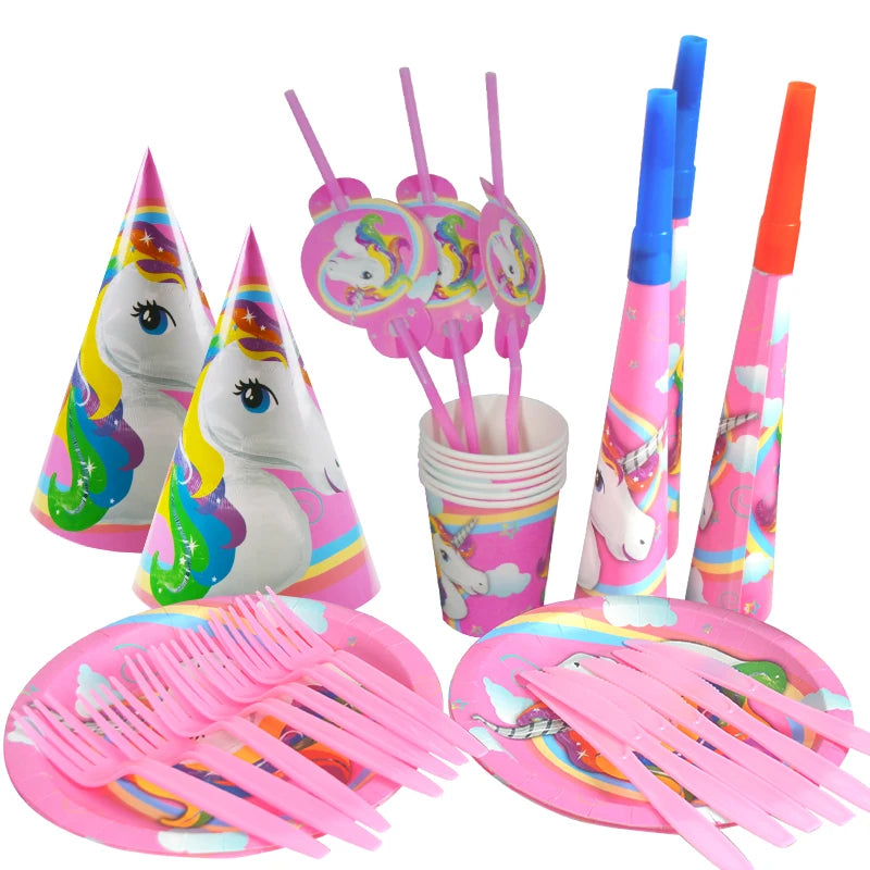 Custom Printed Paper Plates Set Party Celebration Paper Hat