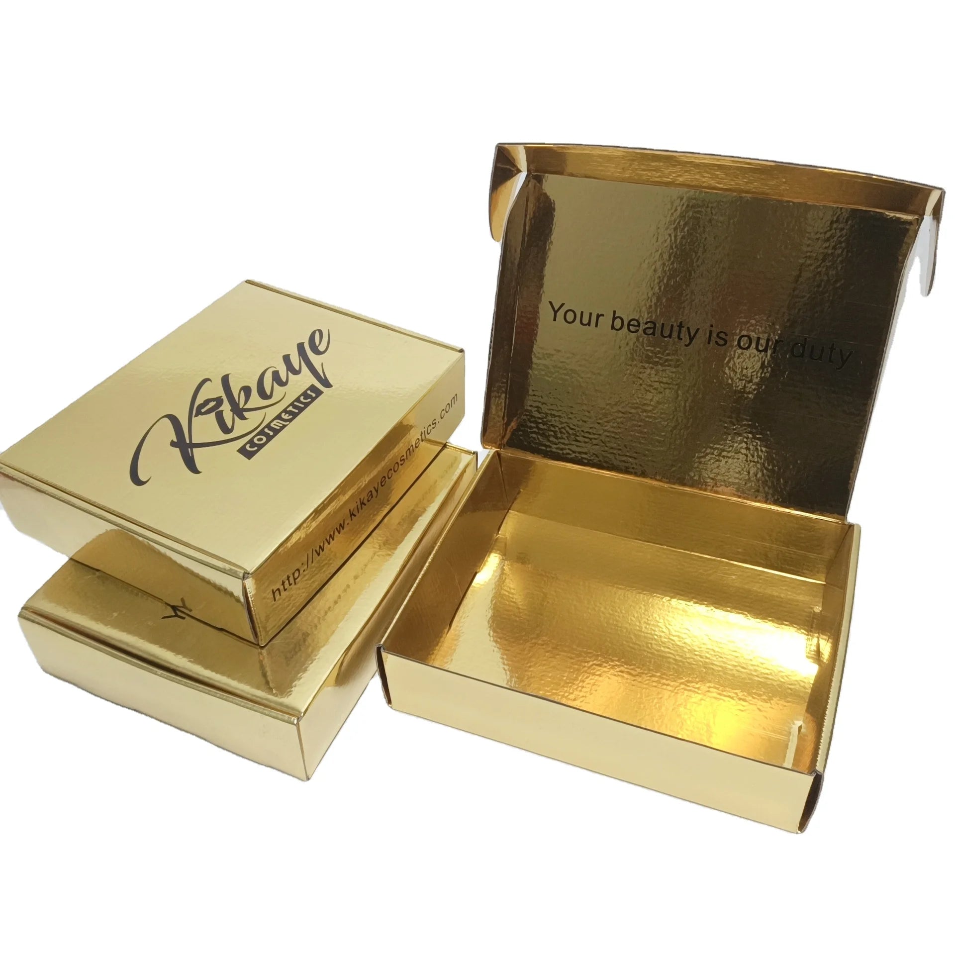 Custom Shipping Box Mailers Gold Foil Corrugated Gift Boxes Custom Shipping Box Mailers Gold Foil Corrugated Gift Boxes