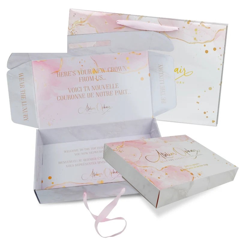 Custom You Own Logo Design Delicate Fancy Corrugated