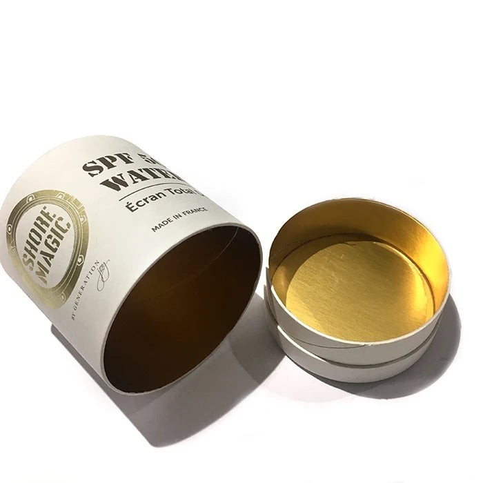 Customer Luxury Gold Stamping Round Cardboard Candle Jar