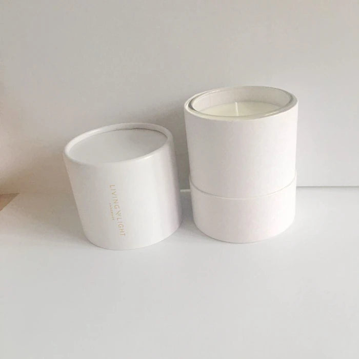 Customer Luxury Gold Stamping Round Cardboard Candle Jar Customer Luxury Gold Stamping Round Cardboard Candle Jar