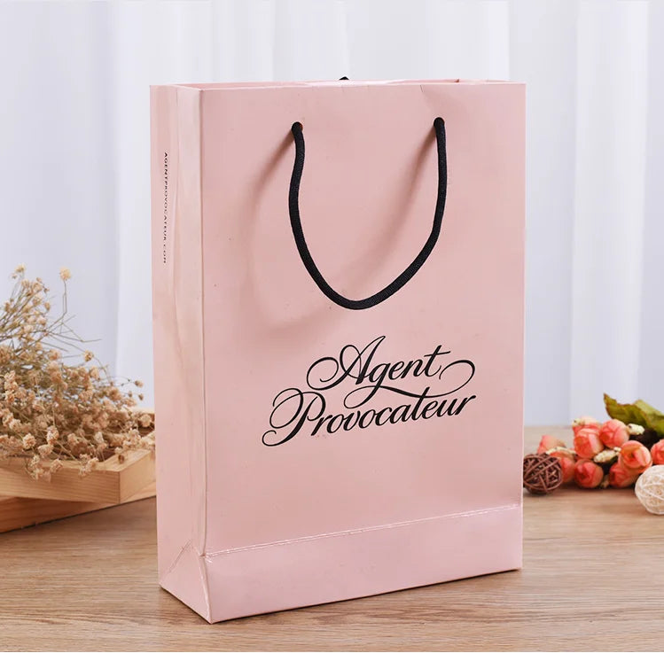 Customised Logo Printing Own Brand Design Luxury Paper Bags Customised Logo Printing Own Brand Design Luxury Paper Bags