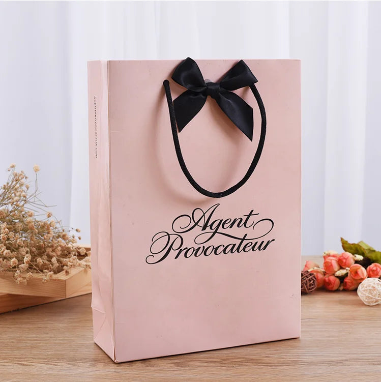 Customised Logo Printing Own Brand Design Luxury Paper Bags Customised Logo Printing Own Brand Design Luxury Paper Bags