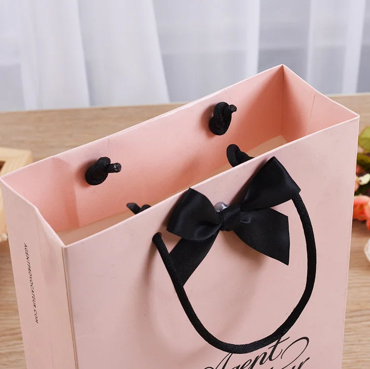 Customised Logo Printing Own Brand Design Luxury Paper Bags Customised Logo Printing Own Brand Design Luxury Paper Bags