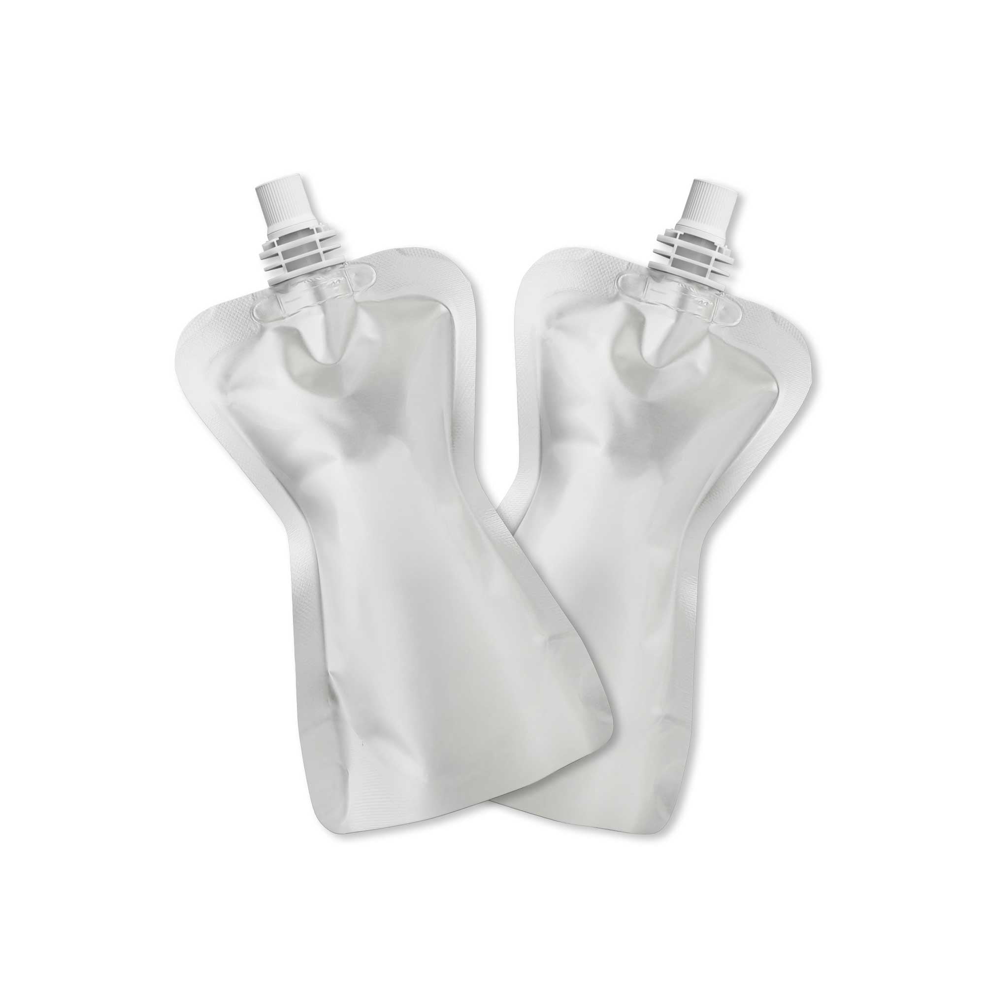 Customizable Aluminum Iron Silver Bottle Pouch with Top