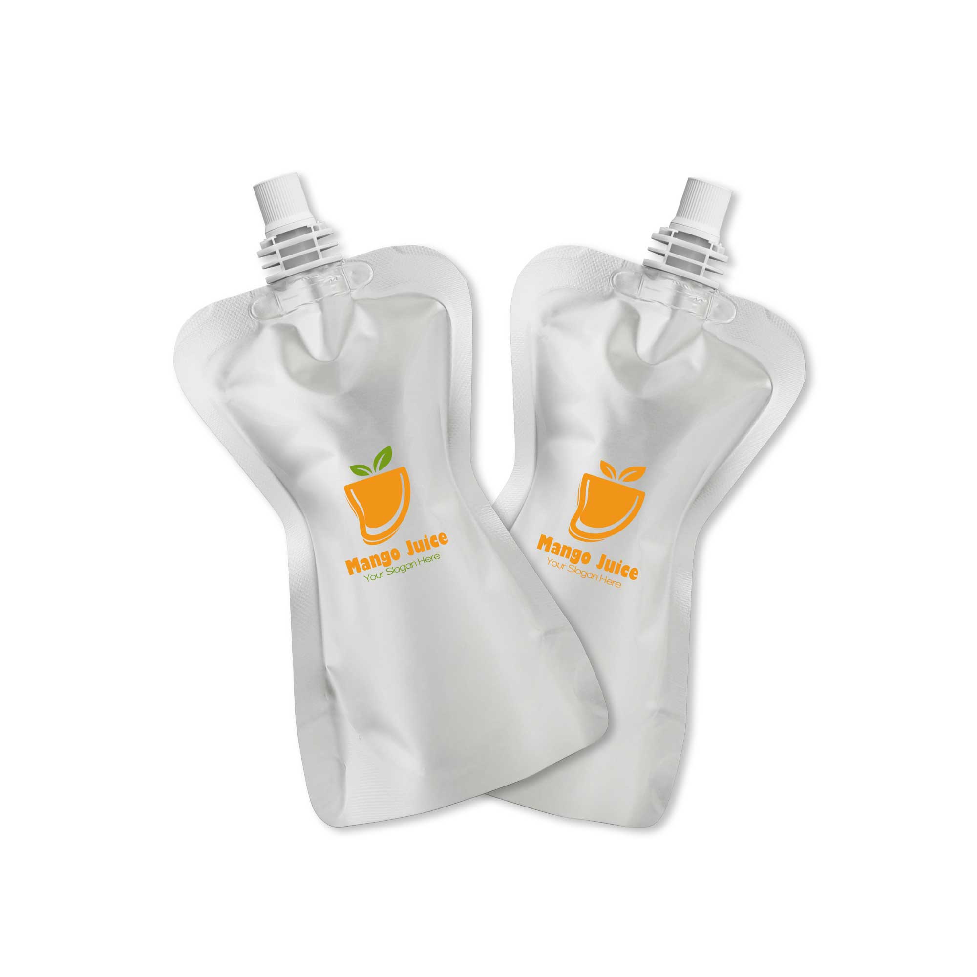 Customizable Aluminum Iron Silver Bottle Pouch with Top Customizable Aluminum Iron Silver Bottle Pouch with Top