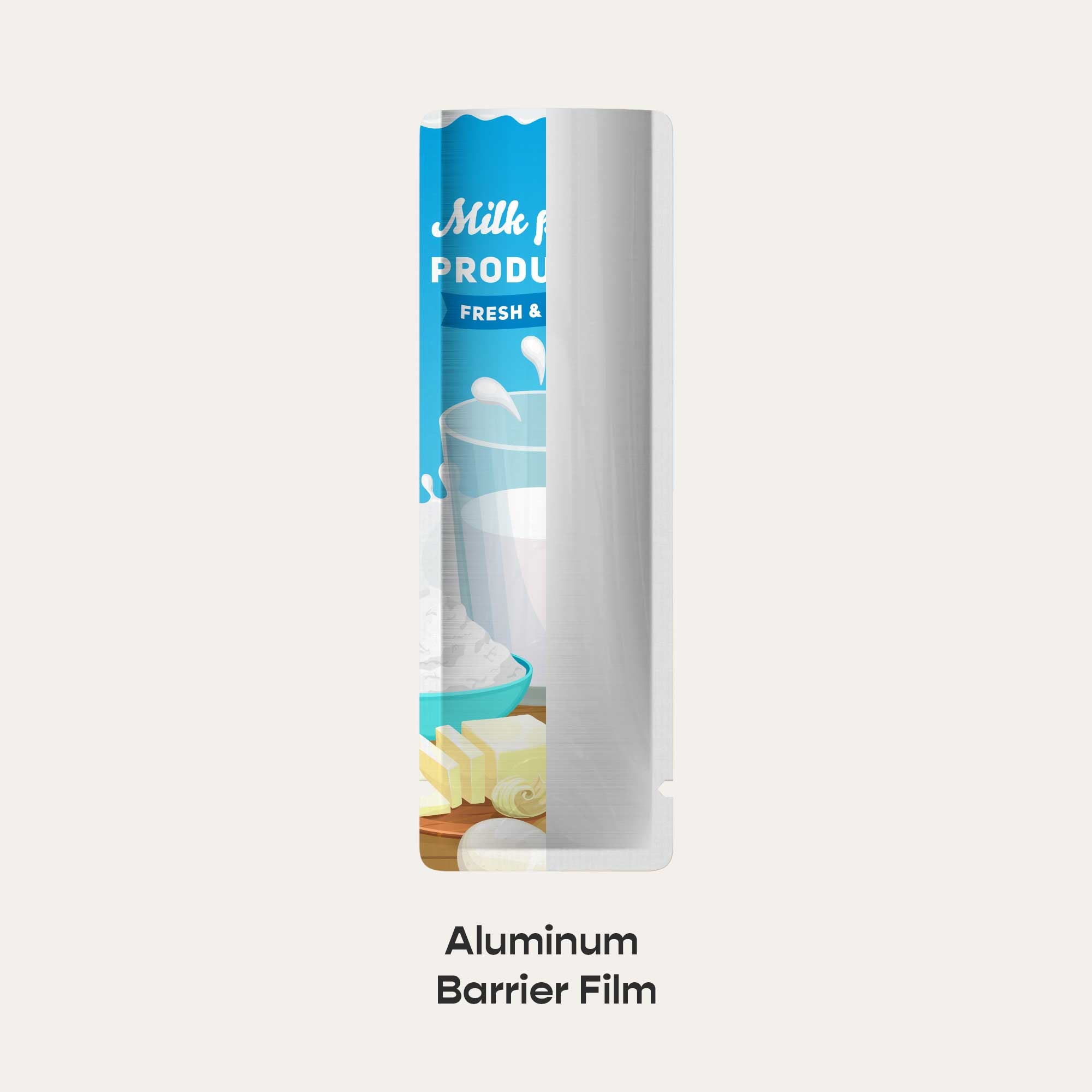Customizable Aluminum Open Top Stick Pouches with Rounded Customizable Aluminum Open Top Stick Pouches with Rounded