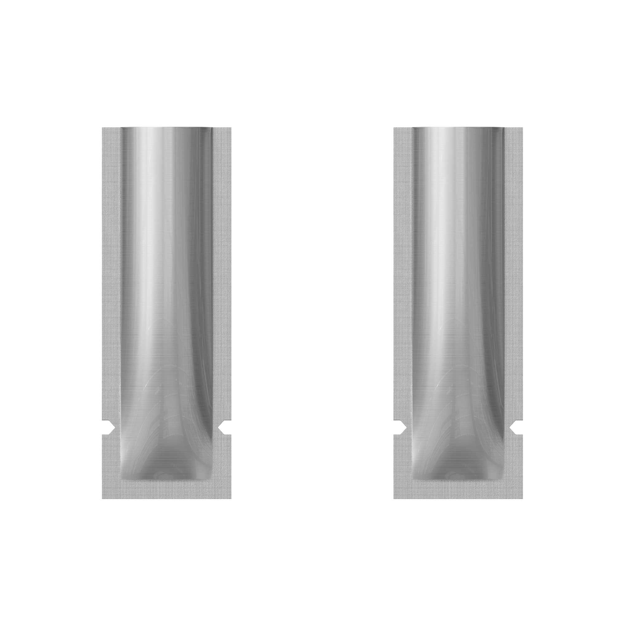 Customizable Aluminum Open Top Stick Pouches with Straight Customizable Aluminum Open Top Stick Pouches with Straight