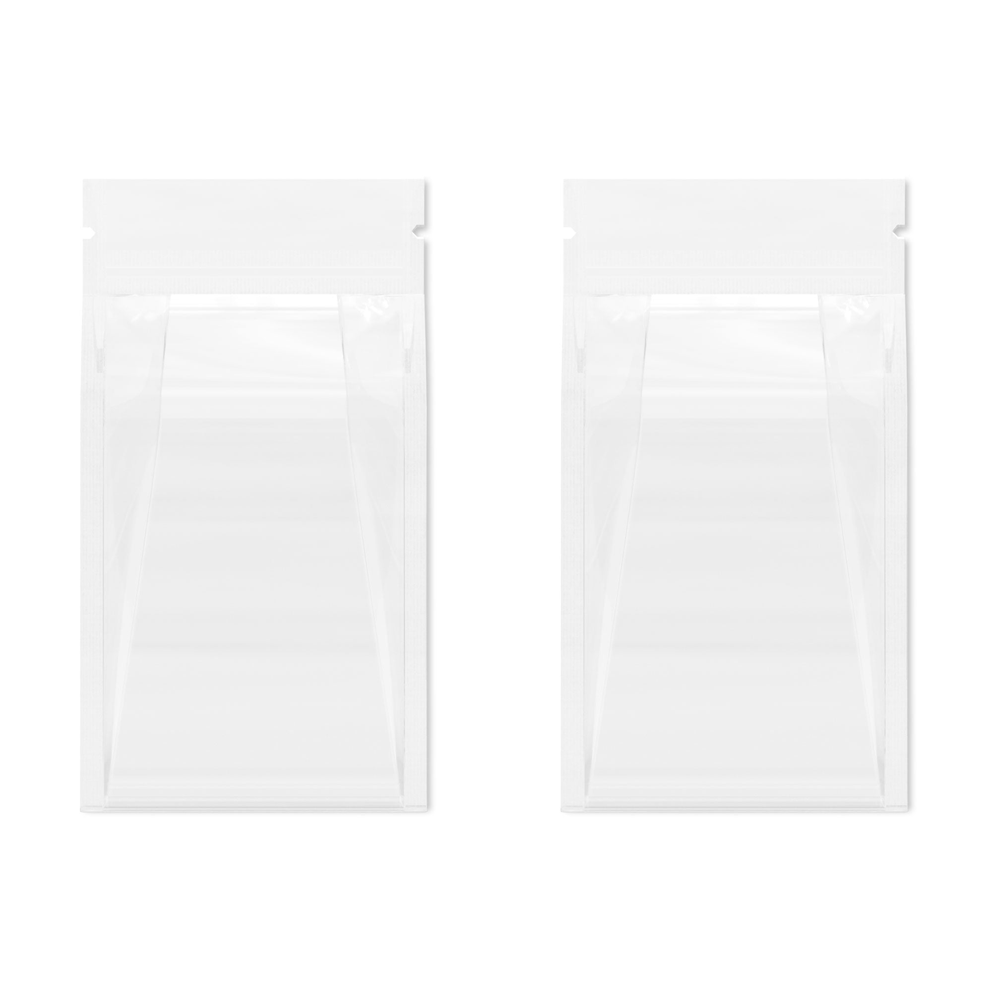 Customizable Clarity Clear with Side Gusset Stand Up Zipper Customizable Clarity Clear with Side Gusset Stand Up Zipper