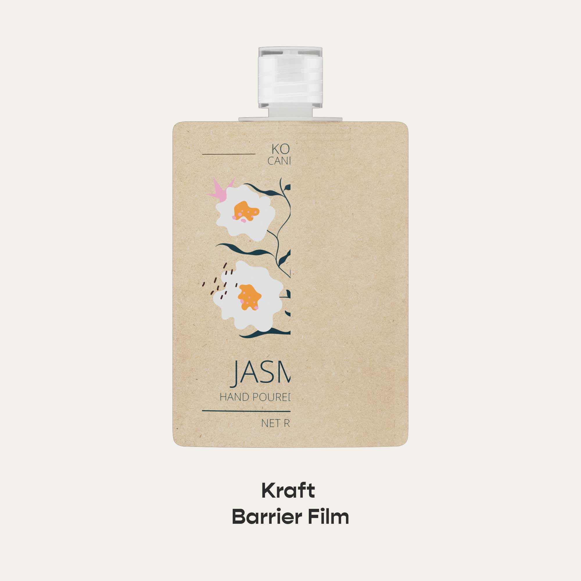 Customizable Classic Kraft Bottle Pouch with Top Wide Mouth Customizable Classic Kraft Bottle Pouch with Top Wide Mouth