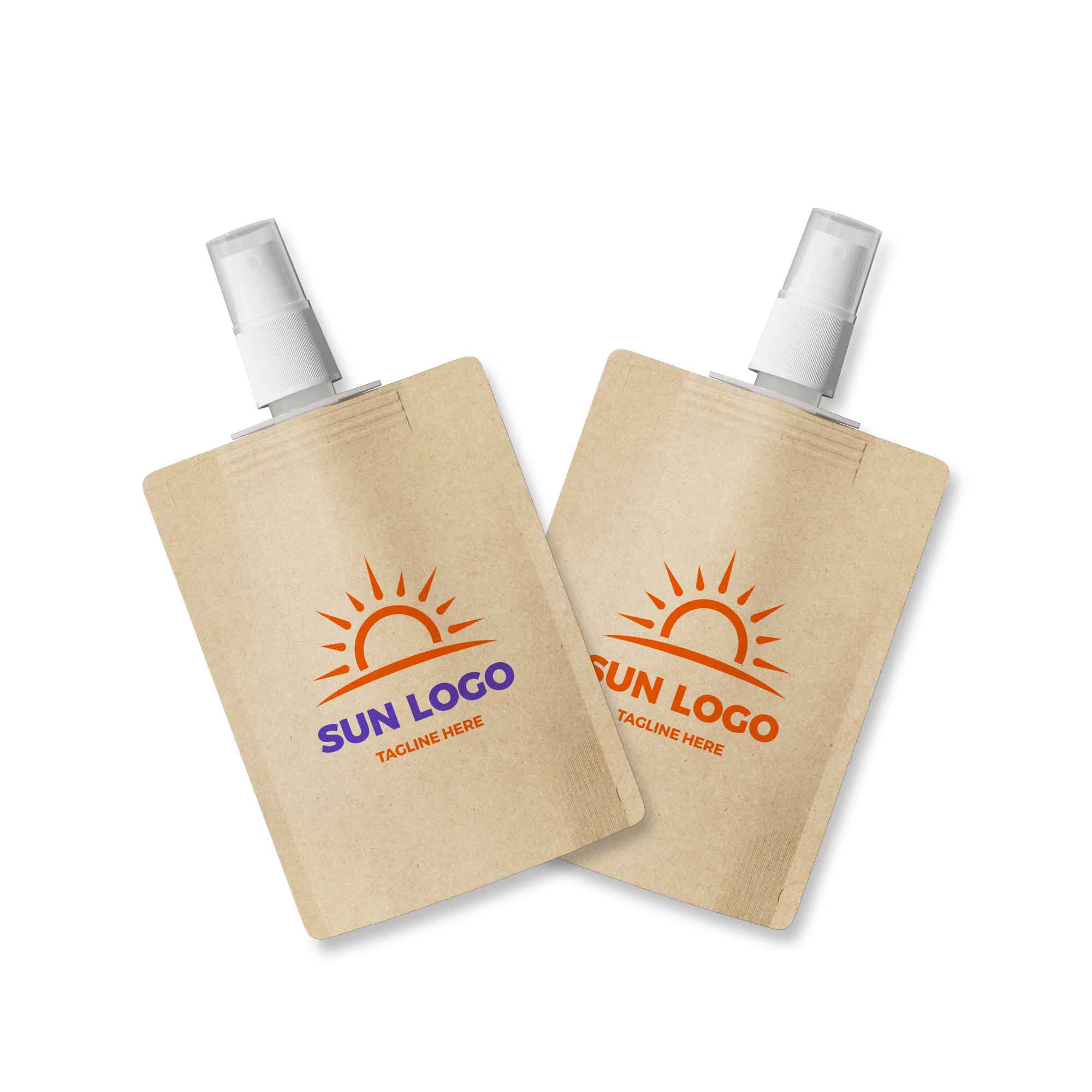 Customizable Classic Kraft Brown Beauty Mist Spray Pouch Customizable Classic Kraft Brown Beauty Mist Spray Pouch