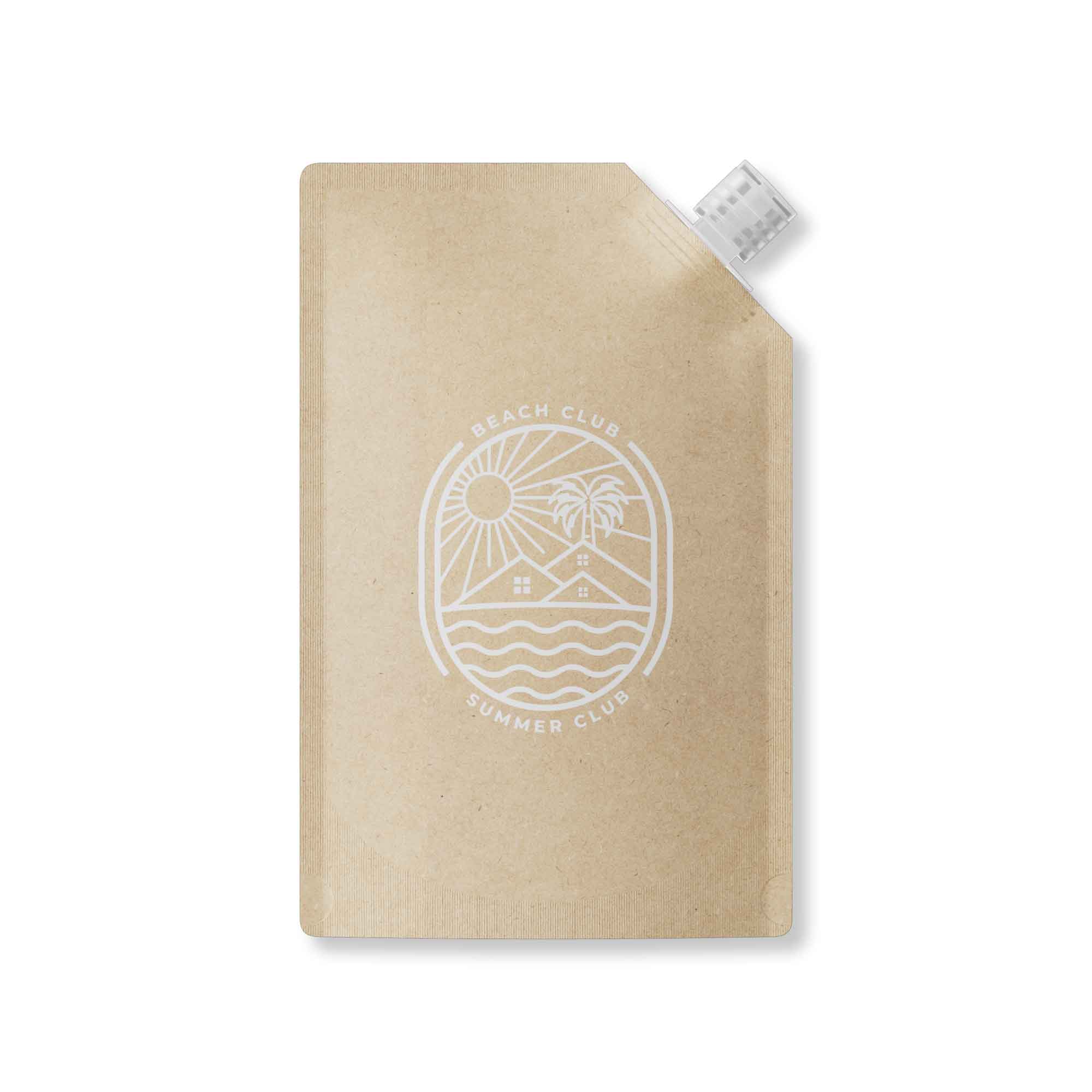 Customizable Classic Kraft Brown Bottle Pouch with Corner Customizable Classic Kraft Brown Bottle Pouch with Corner