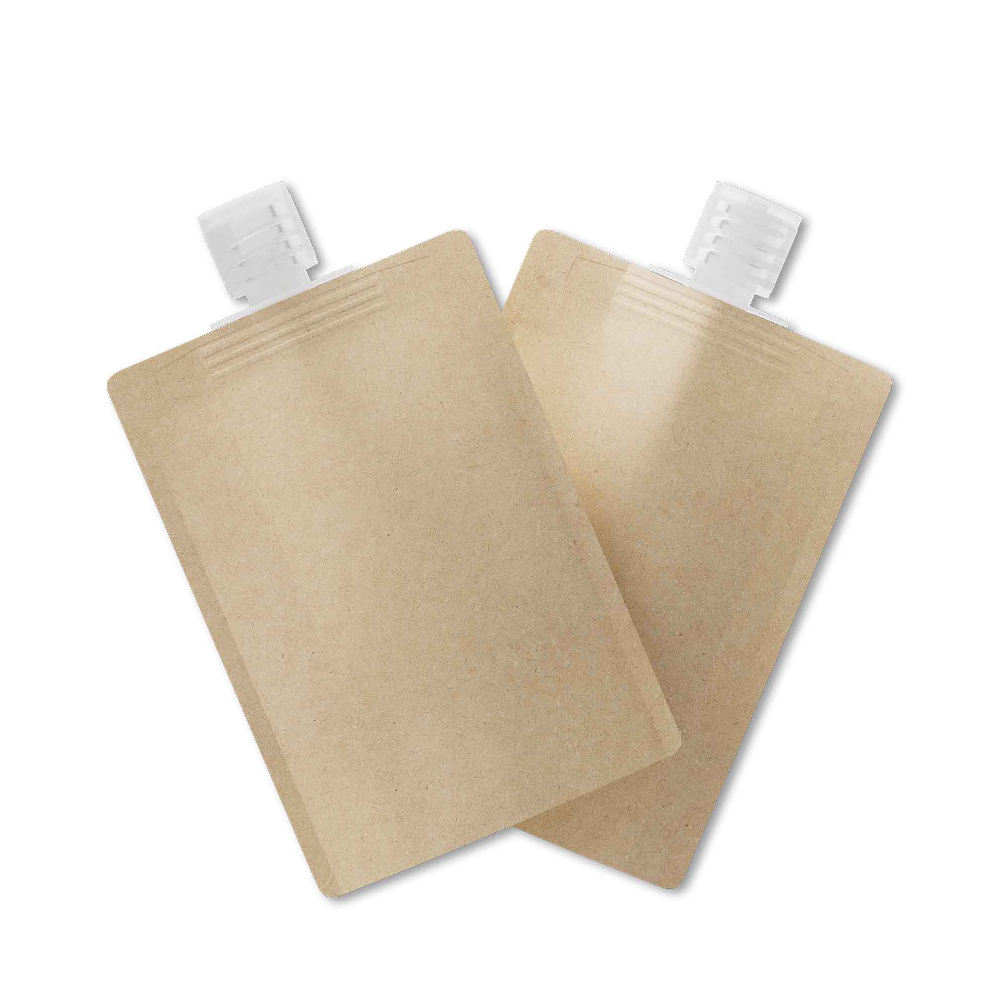 Customizable Classic Kraft Brown Bottle Pouch with Top Wide Customizable Classic Kraft Brown Bottle Pouch with Top Wide