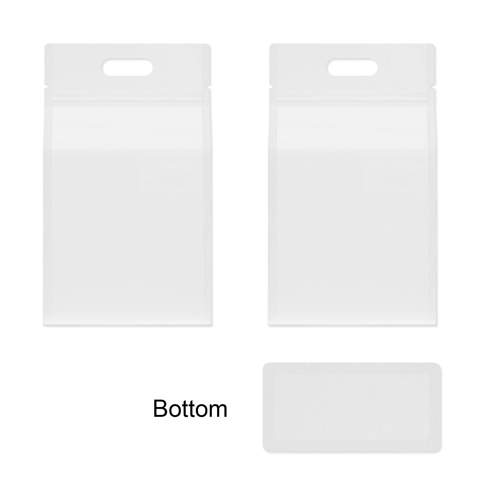 Customizable Clean Clear Polyethylene Side Gusset Stand Up Customizable Clean Clear Polyethylene Side Gusset Stand Up