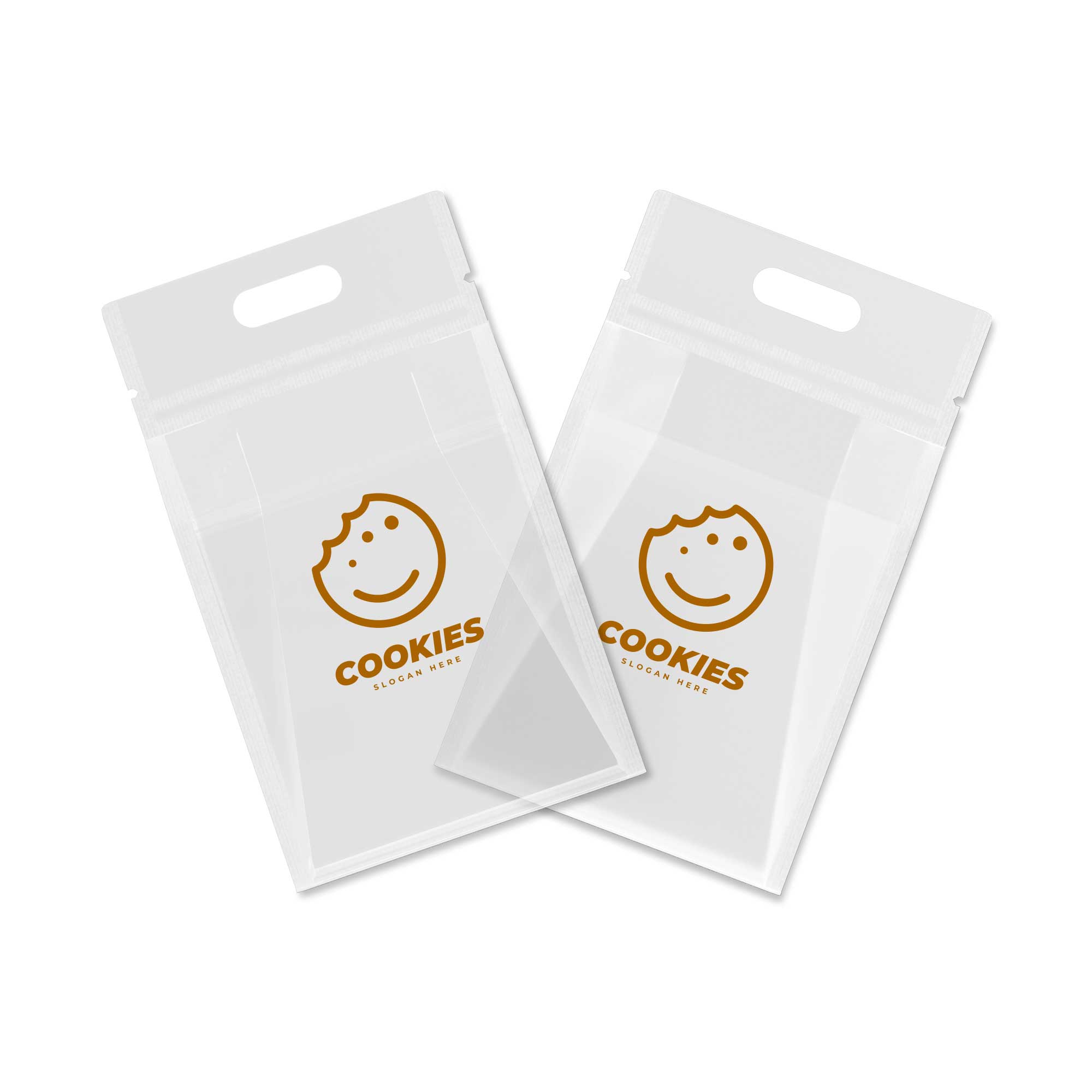 Customizable Clean Clear Polyethylene Side Gusset Stand Customizable Clean Clear Polyethylene Side Gusset Stand