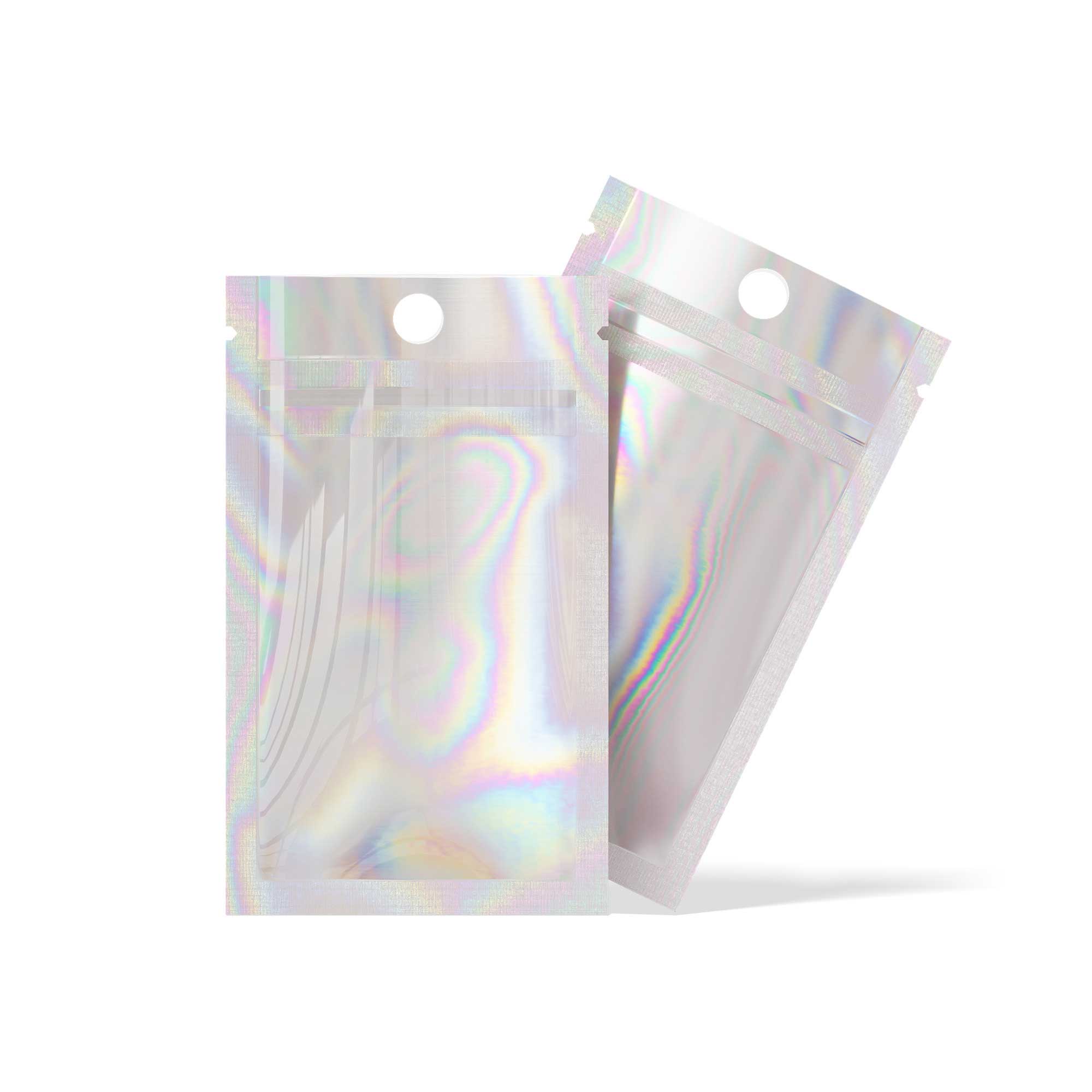 Customizable Clear and Half Diamond Holographic Mylar Flat