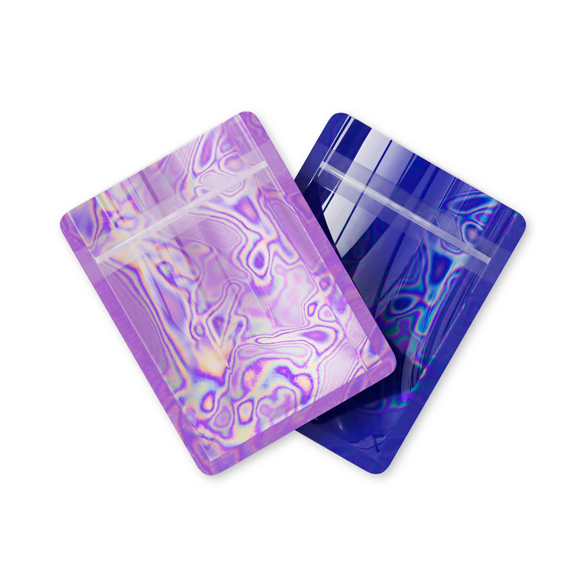 Customizable Clear and Half Gemstone Colored Mylar Flat