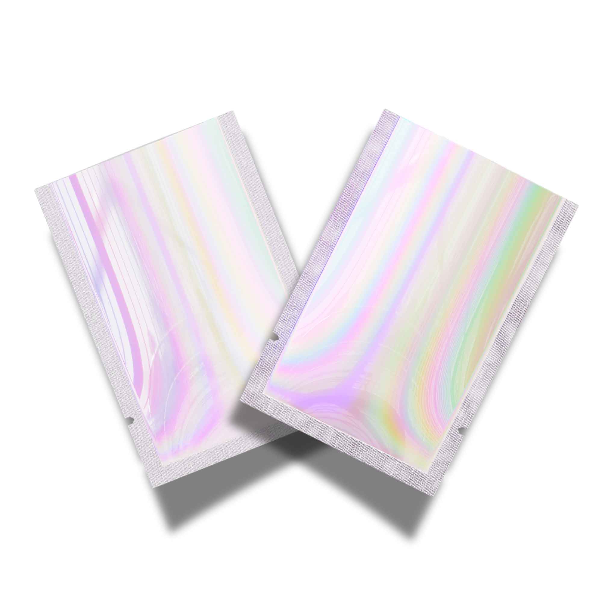 Clear Plastic Galactic Holographic Metallic Mylar Bags Clear Plastic Galactic Holographic Metallic Mylar Bags
